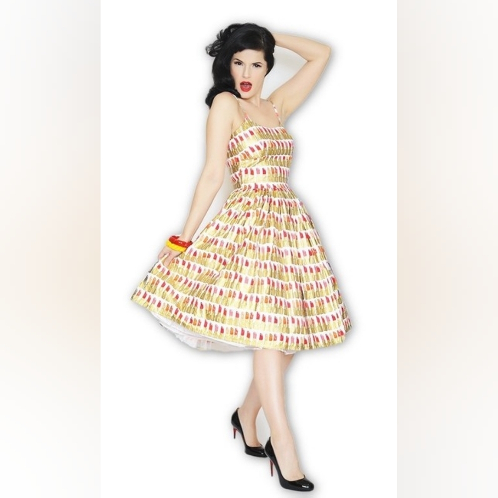 ISO Bernie Dexter Lipstick Dress.
